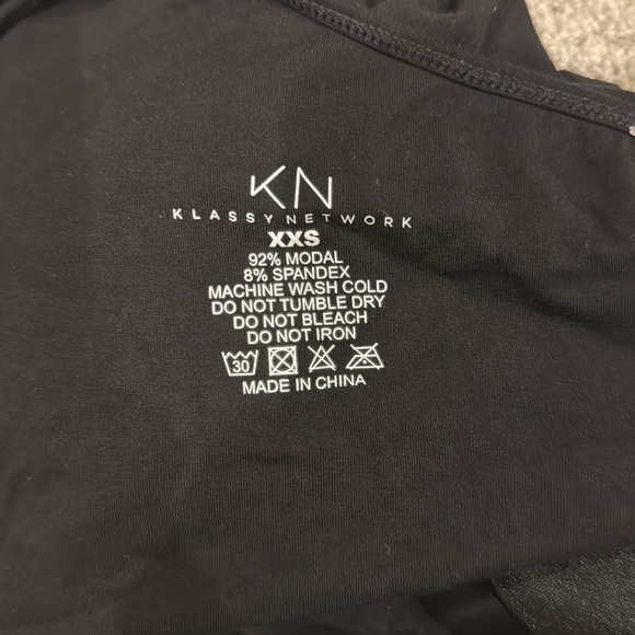 Klassy Network One Shoulder Cut-Out Brami (NWT) - Picture 7 of 7